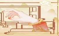 女孩的情感线与中指分开。