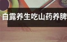 芒种时节,秋风起,适时品尝山药佳肴,白露日迈,以山药育脾胃,维护身体健康!