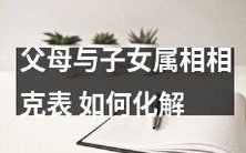 如何化解父母与子女属相相克表带来的人际矛盾?探讨属相相克对家庭关系的影响及缓解方法