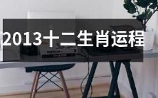 2013年十二生肖的运程展望及预测:从生肖属相、五行元素、星座影响到整体吉凶大势分析