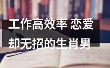 某些生肖男性能在工作中表现出高效率,但在恋爱领域却缺乏有效策略