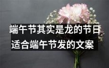 准备庆祝端午节了吗?你知道吗,它其实是龙的节日!让我们一起来了解“龙舟节”的起源和文化背景吧!适合端午节发的文案推荐