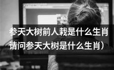 请问在参天大树前所种是哪个生肖的?
