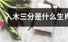 请问入木三分是哪个属相呢?