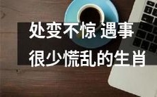 十二生肖中哪个生肖的性格稳定,遭遇困境时不惊不乱的表现最为突出?