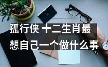 十二生肖中的孤行侠们,最期望独自承担的任务是什么?