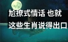 十二生肖尬撩指南:唯有这些情话最能打动TA的心灵