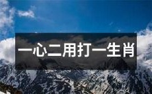 用一颗心,同时完成两件事,猜猜看又是哪个生肖?