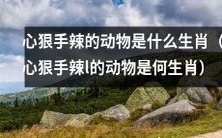 哪些生肖被认为是心狠手辣的动物?