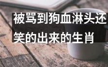 十二生肖中被骂得体无完肤却依然面带微笑的极富韧性的生肖
