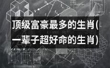 吸金能力极强的富豪沐浴好运,成为一辈子超好命的生肖排名榜首