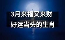 3月财运亨通,好运护身:十二生肖中谁将拥有幸福运势?
