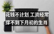 如何避免因花钱不计划而导致工资经常撑不到下月初的生肖们?
