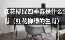 通过红花柳绿的特征,推理出对应的生肖是什么?