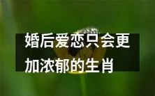 根据星座学:婚姻生活中爱情将更为细水长流,持久浓烈的十二生肖