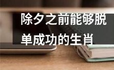 哪些生肖能够在除夕之前,成功脱单并迎来浪漫情人节?