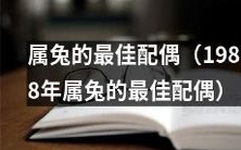 寻找属兔人生中最佳的配偶:1988年出生的属兔人最值得考虑的选择