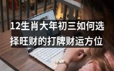 大年初三,探寻12生肖旺财的打牌财运方位,助你招来财富之源!