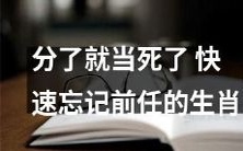 12生肖的快速心理疗愈法:分手如同死亡,快速从前任的伤痛中复苏