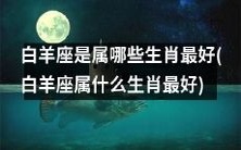 白羊座属于哪些生肖群体中最为兼容的伴侣?