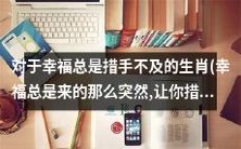 措手不及的十二生肖:那个幸福总是来得那么突然