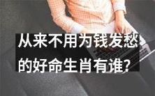 有哪些生肖的好命让他们永远不必为金钱焦虑?