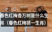 在春色红梅飘香的万千树木之中,你能猜出其中蕴藏着的生肖是什么吗?