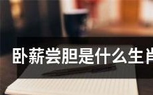 卧薪尝胆是哪个属相? - 探索十二生肖中历史典故的奥秘