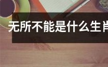 十二生肖中,哪一个生肖被认为是“无所不能”的代表?
