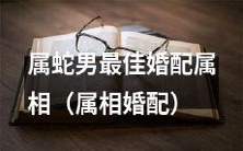 探寻与属蛇男最佳婚配的属相:解密属相婚配的奥秘