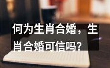 生肖合婚的定义和真实性是否可信,应该如何考量?