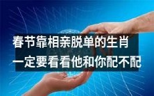 脱单攻略:在春节期间通过相亲找到你的真爱,根据你的生肖和TA的匹配度来判断,一定不能错过!