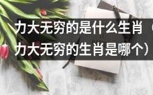 哪个生肖拥有着无与伦比的力量?(Which Zodiac Sign Possesses Unmatched Strength?)