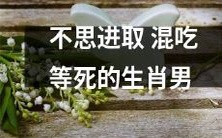 不思进取之混日子等死的生肖男,该如何改变自己的生活态度?