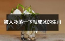 当遭遇冷落时会变得如冰霜般冷漠的生肖星座