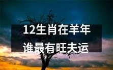 在属羊年份,哪一个生肖的旺夫运最为突出?