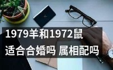 1979年出生的羊和1972年出生的鼠可以进行婚姻匹配吗?它们在属相上相容吗?