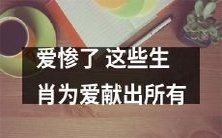 这些生肖爱得深沉,不惜付出一切