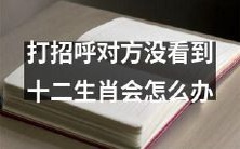 当遇见他人却不懂十二生肖的时候,如何得体地打招呼?