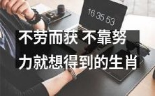 依靠奇迹或运气获得的生肖,不需要努力就能得到的十二生肖