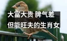 十二生肖中的娇妻玉女:拥有巨富与崇高地位,虽然脾气难以伺候,但以温柔、贤惠和智慧赢得丈夫的心