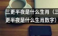 在半夜三更,哪个生肖数字最具神秘色彩?