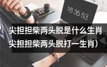 通过“尖担担柴两头脱”密码,能猜出什么生肖?