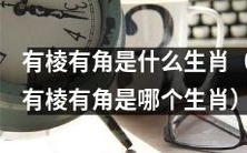 哪个生肖被认为是“有棱有角”的?