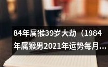 1984年属猴男的2021年运势预测:39岁大劫期间每月运势解析