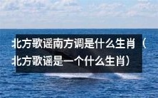 请问,北方歌谣中的角色是哪个生肖?