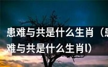 【揭秘】哪些动物是具有“患难与共”特质的生肖?