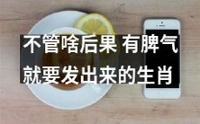 无论结果怎样,坚持发泄脾气的十二生肖