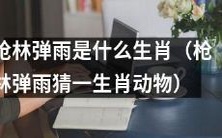 猜一下枪林弹雨所代表的生肖动物,考验你的动物运势预测能力!