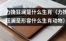 哪个生肖动物被形容为能力强大,能够挽回失控局面的“力挽狂澜”?